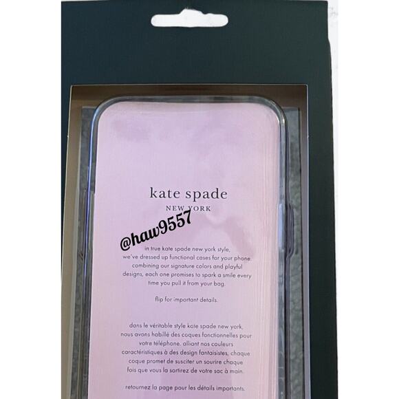 kate spade New York Protective Hardshell Case for Apple iPhone Pro & Max 12 &13 - Picture 3 of 4